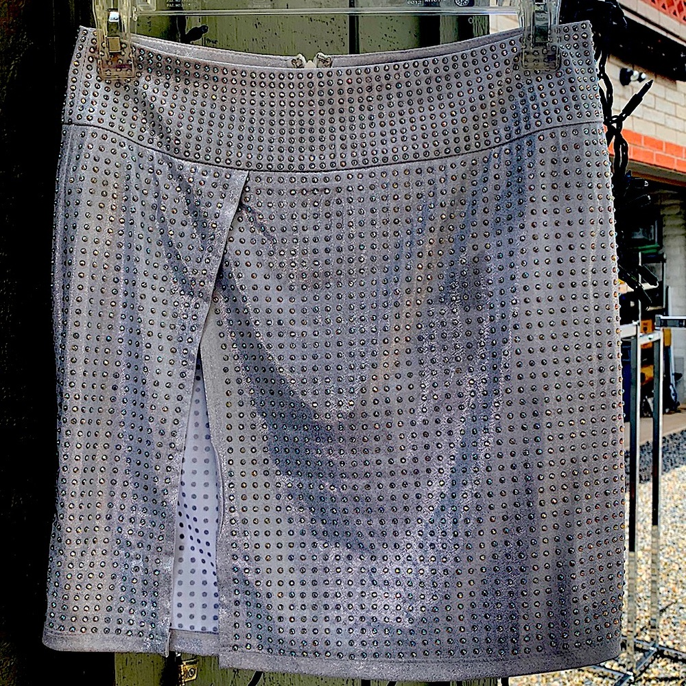 Get It Right Mini Rhinestone Skirt - Picture 8 of 15